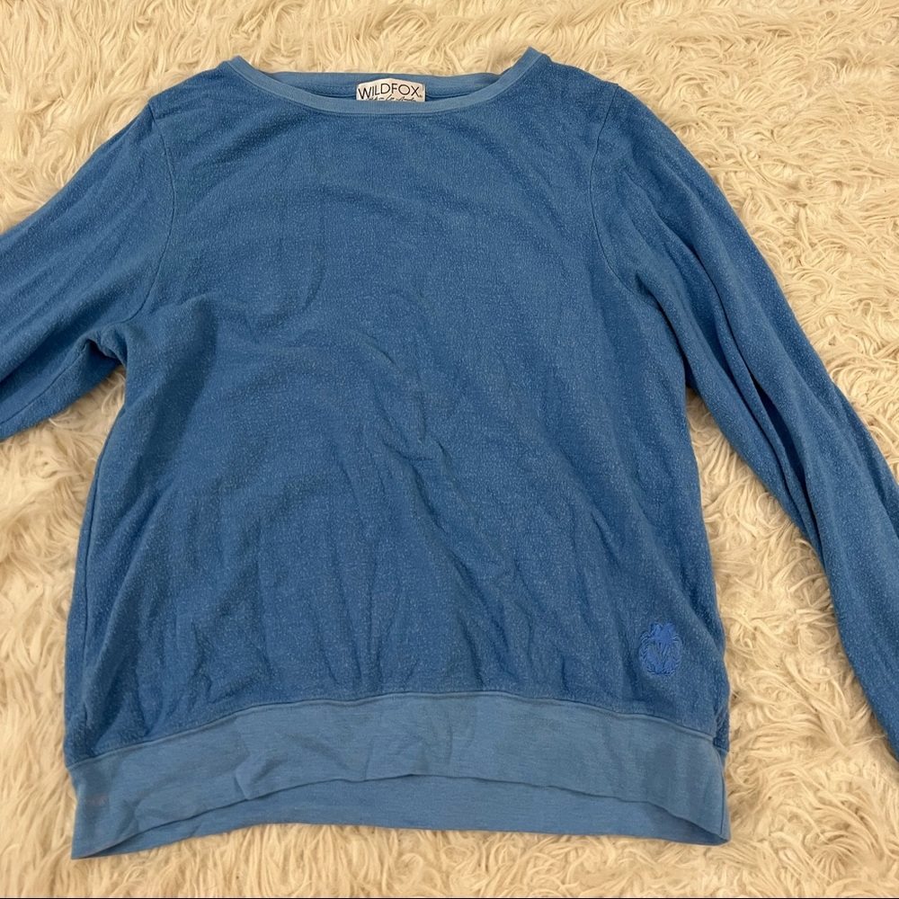 WildFox Blue Crew neck